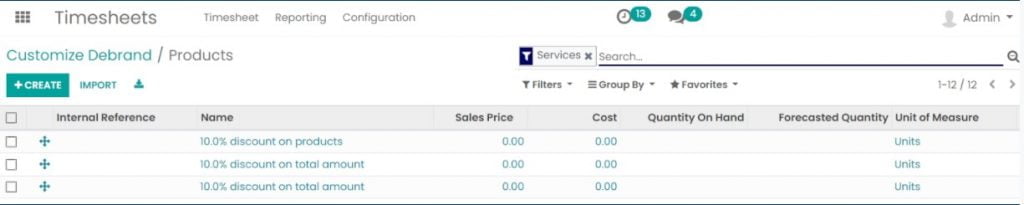 Panduan Odoo Timesheets