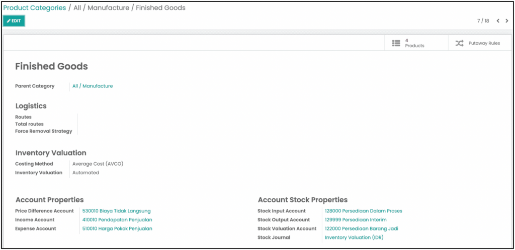 Akses ke Modul Inventory