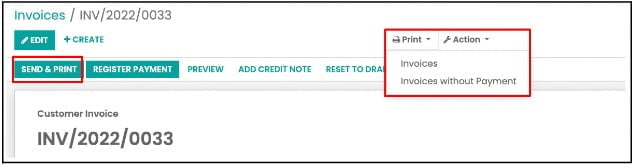 Customer Invoice