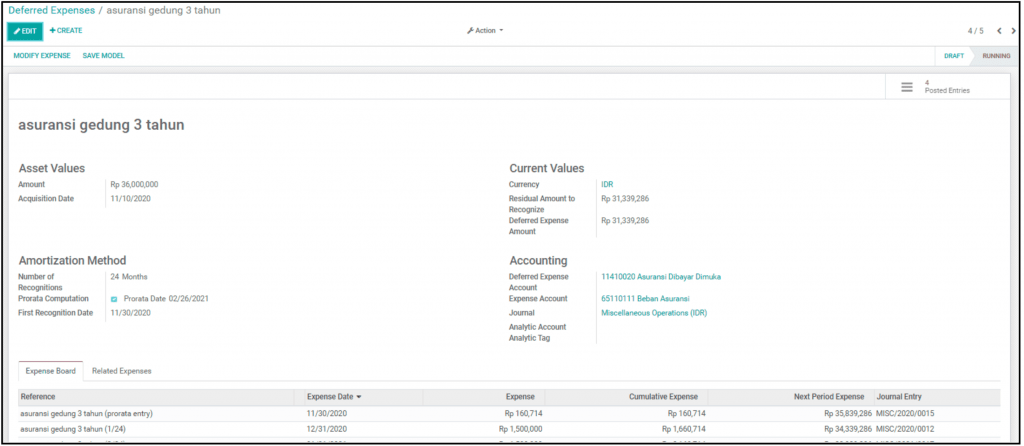 Deferred Revenue and Expenses