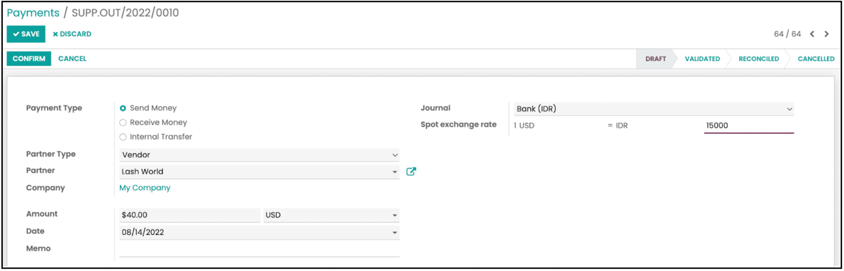 Vendor Bill