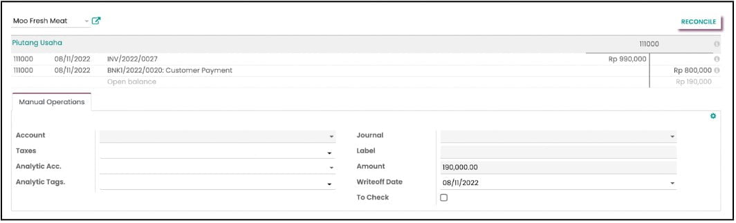 Customer Invoice