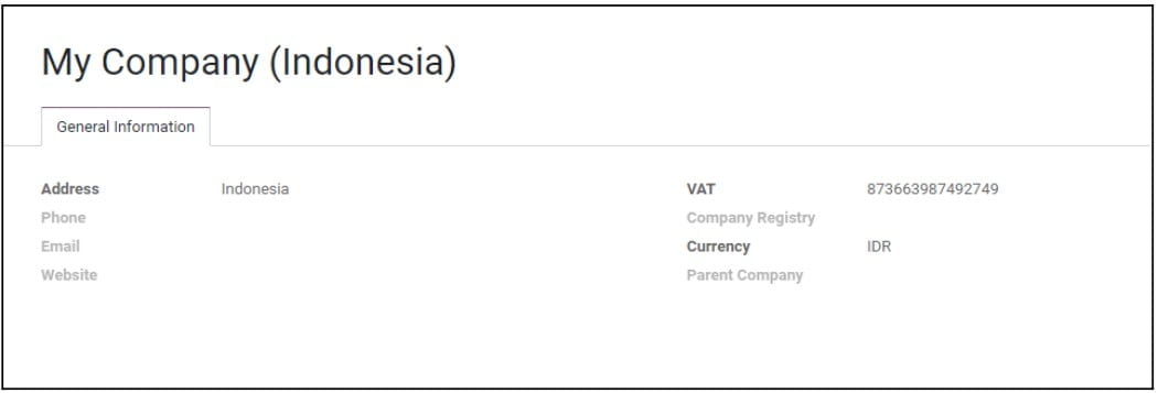 Customer Invoice