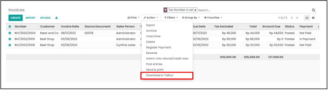 Customer Invoice