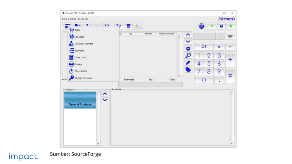 software cetak struk Chromis 