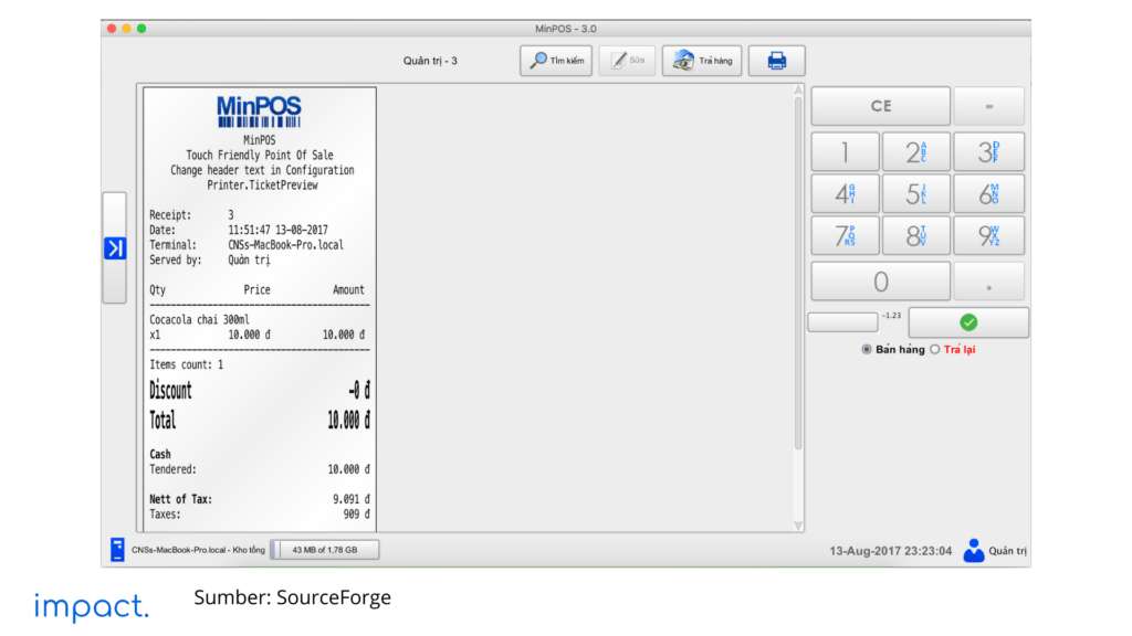 software cetak struk MinPOS