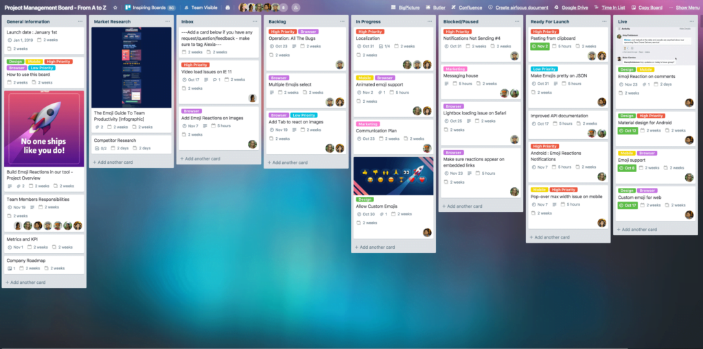 Aplikasi project management - Trello