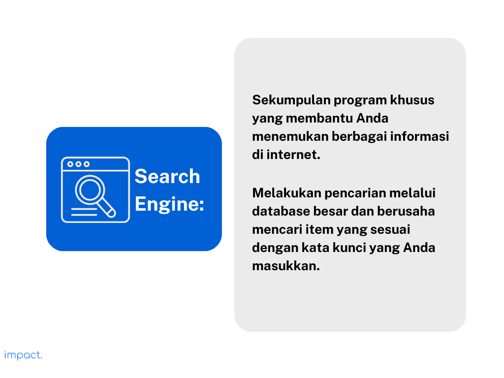Definisi untuk pengertin apa itu search engine