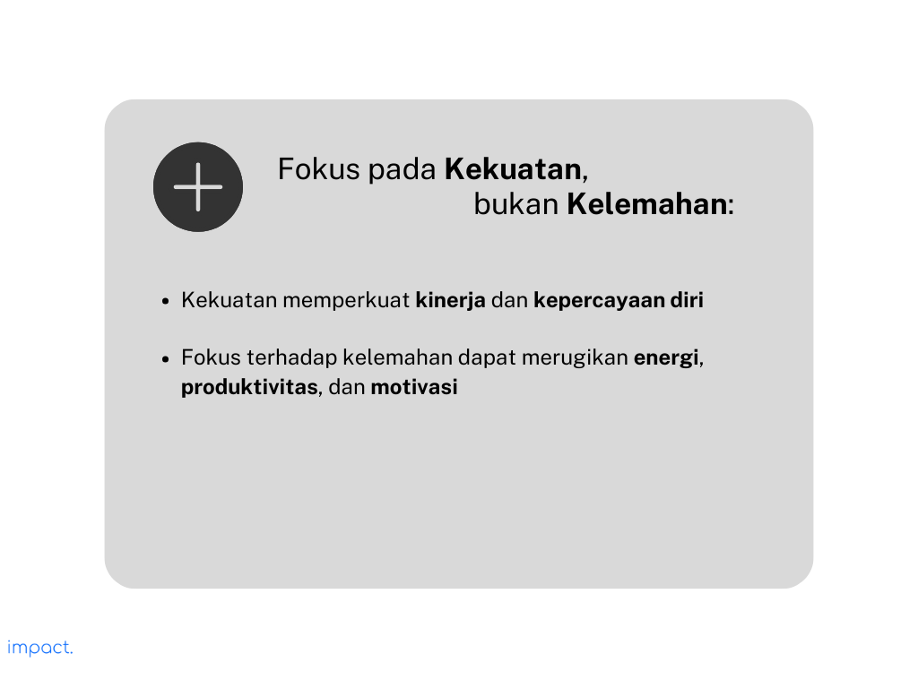 Mengapa Anda harus fokus pada kelebihan Anda saat mengasah kepemimpinan.