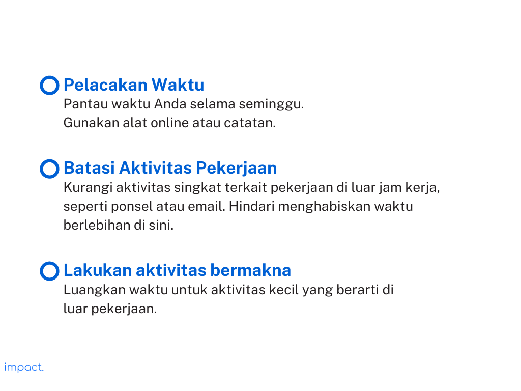 Langkah untuk melacak waktu dalam penanganan banyaknya beban kerja yang dapat membuat Anda kewalahan.