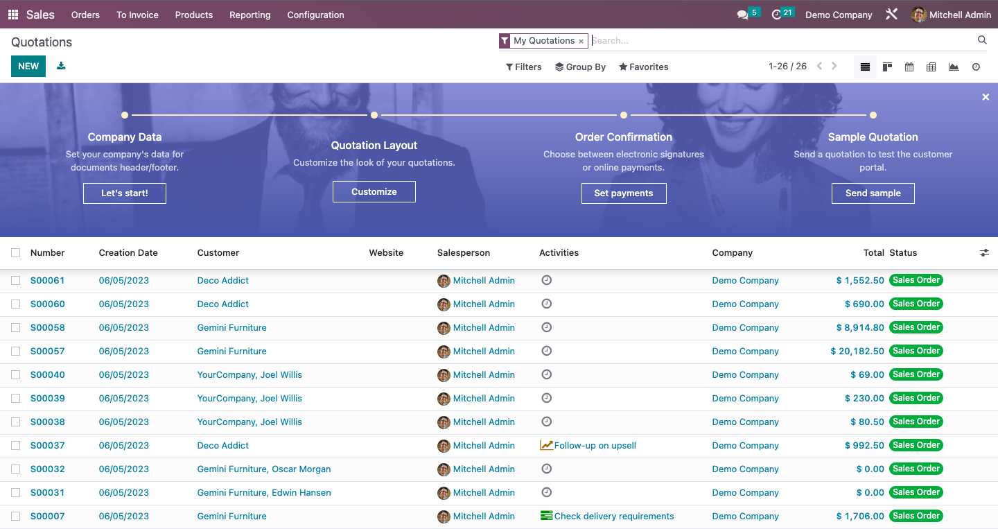 Software ERP terbaik: Odoo