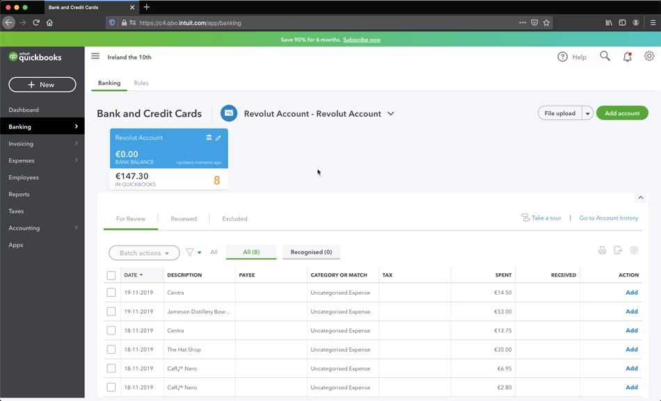 Intuit's Quickbooks preview