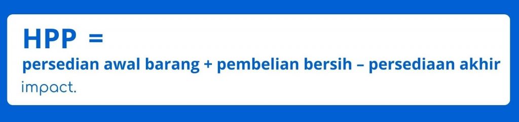 rumus dan komponen hpp