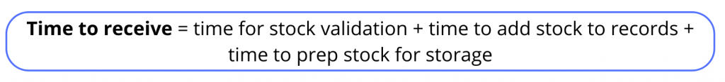 Salah satu cara untuk mengukur SOP penerimaan barang adalah dengan Time to receive. Berikut rumus Time to receive