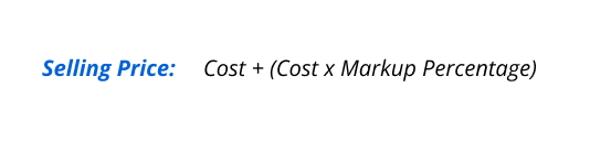 Formula for cost-plus pricing