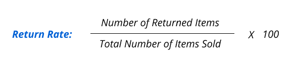 return rate formula